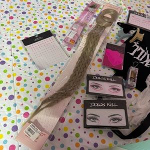 lullabellz hair extensions double braid california blonde